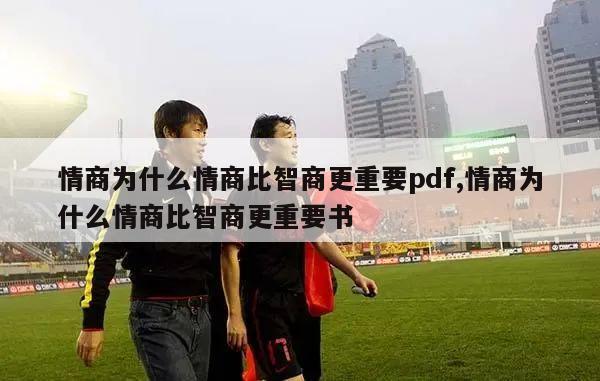 情商为什么情商比智商更重要pdf,情商为什么情商比智商更重要书